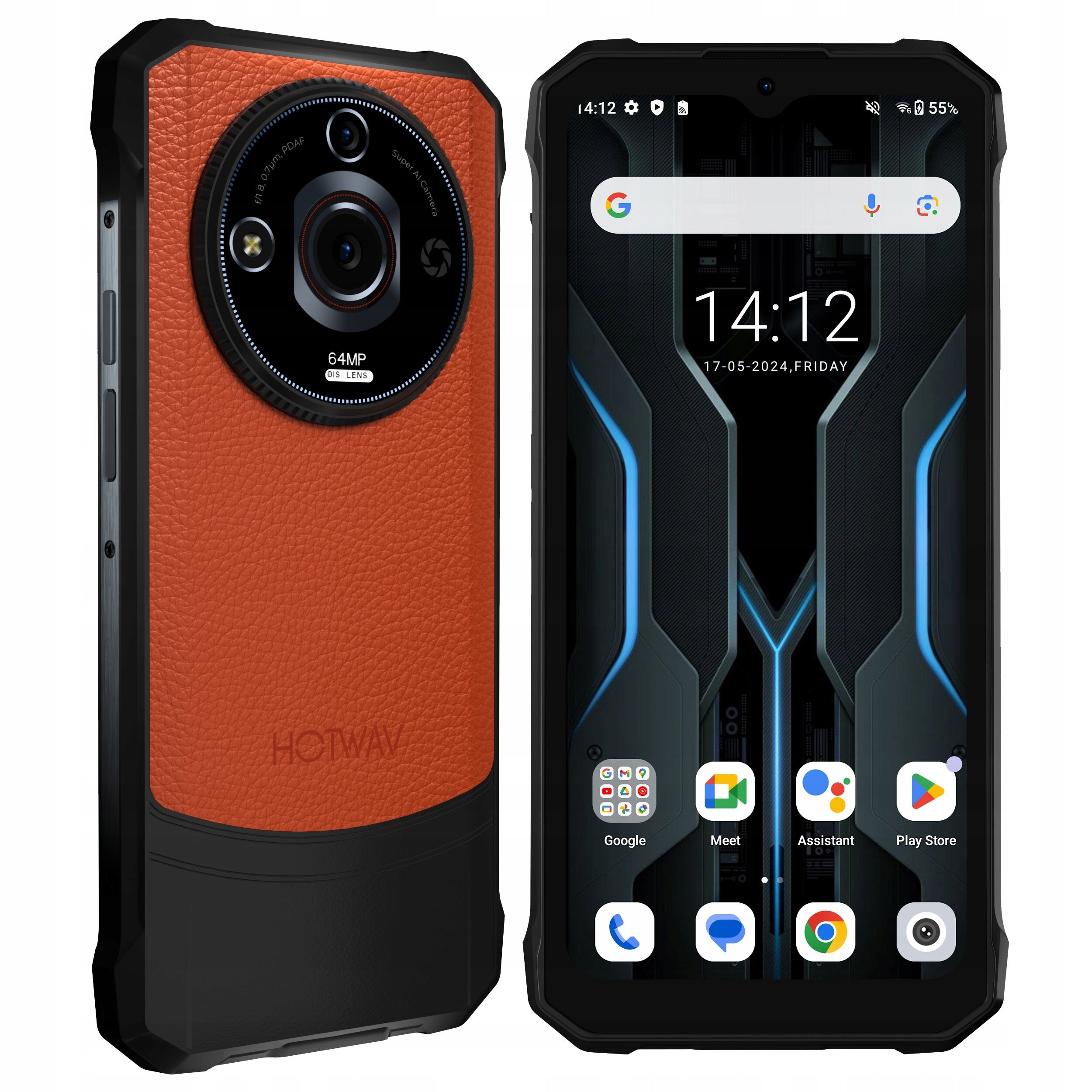 Smartphone HOTWAV T7 Pro 6 GB / 256 GB 4G (LTE) oranžový