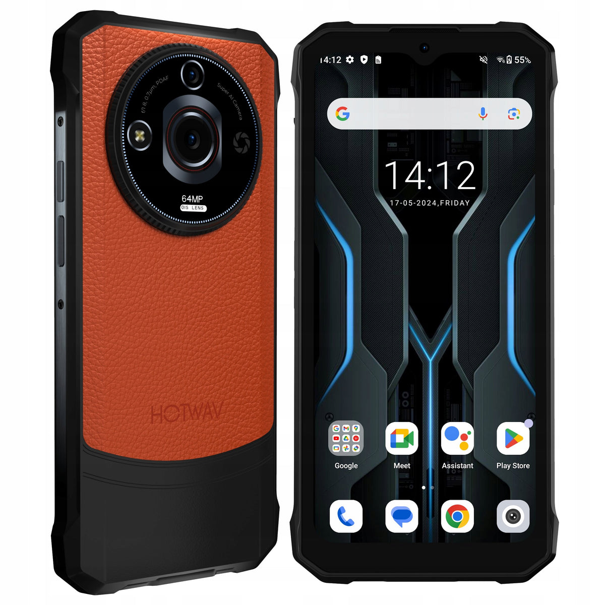 Smartphone HOTWAV T7 Pro 6 GB / 256 GB 4G (LTE) oranžový