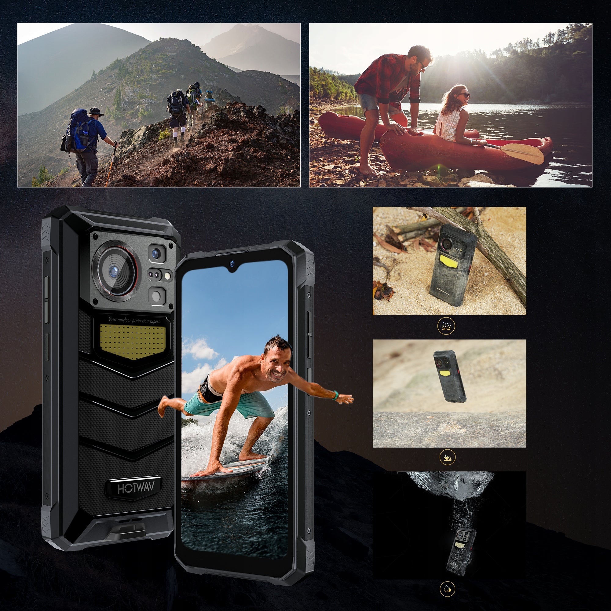 Smartphone HOTWAV W11 6 GB / 256 GB 4G (LTE) black Brand HOTWAV