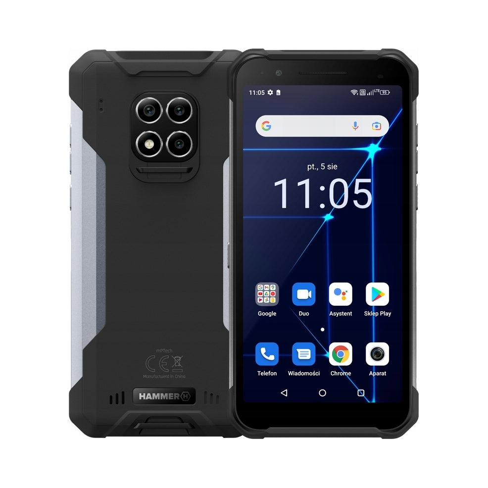 Smartphone Hammer Construction 6/128 GB 4G (LTE) silver