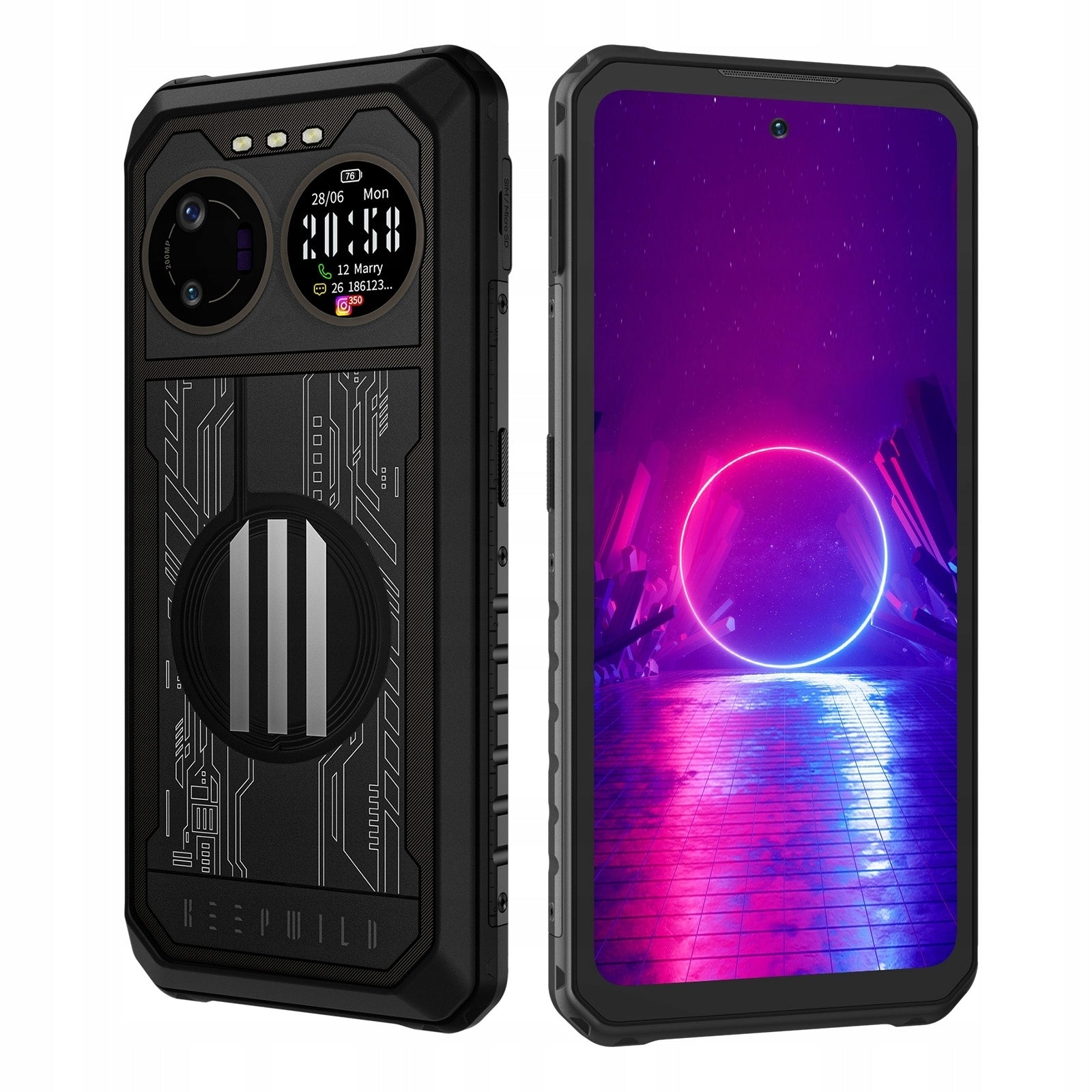 Smartphone IIIF150 B2 Ultra 12/256GB 6.8" IP68/69 15000mAh LTE 120Hz Black
