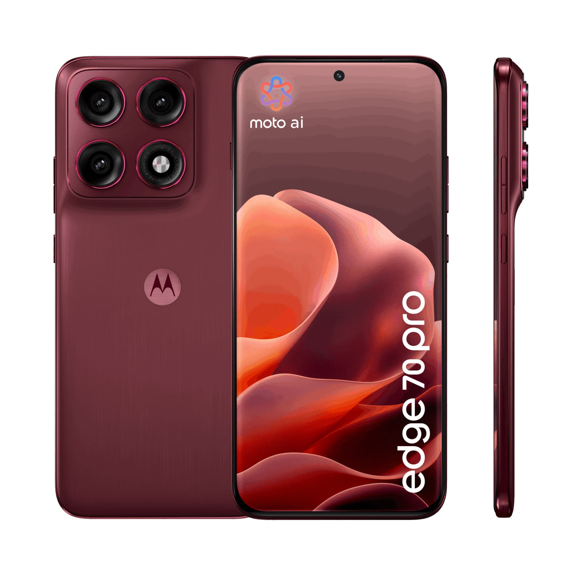 Smartphone Motorola Edge 70 Pro 12 GB / 512 GB 5G Burgundy PANTONE Zinfandel