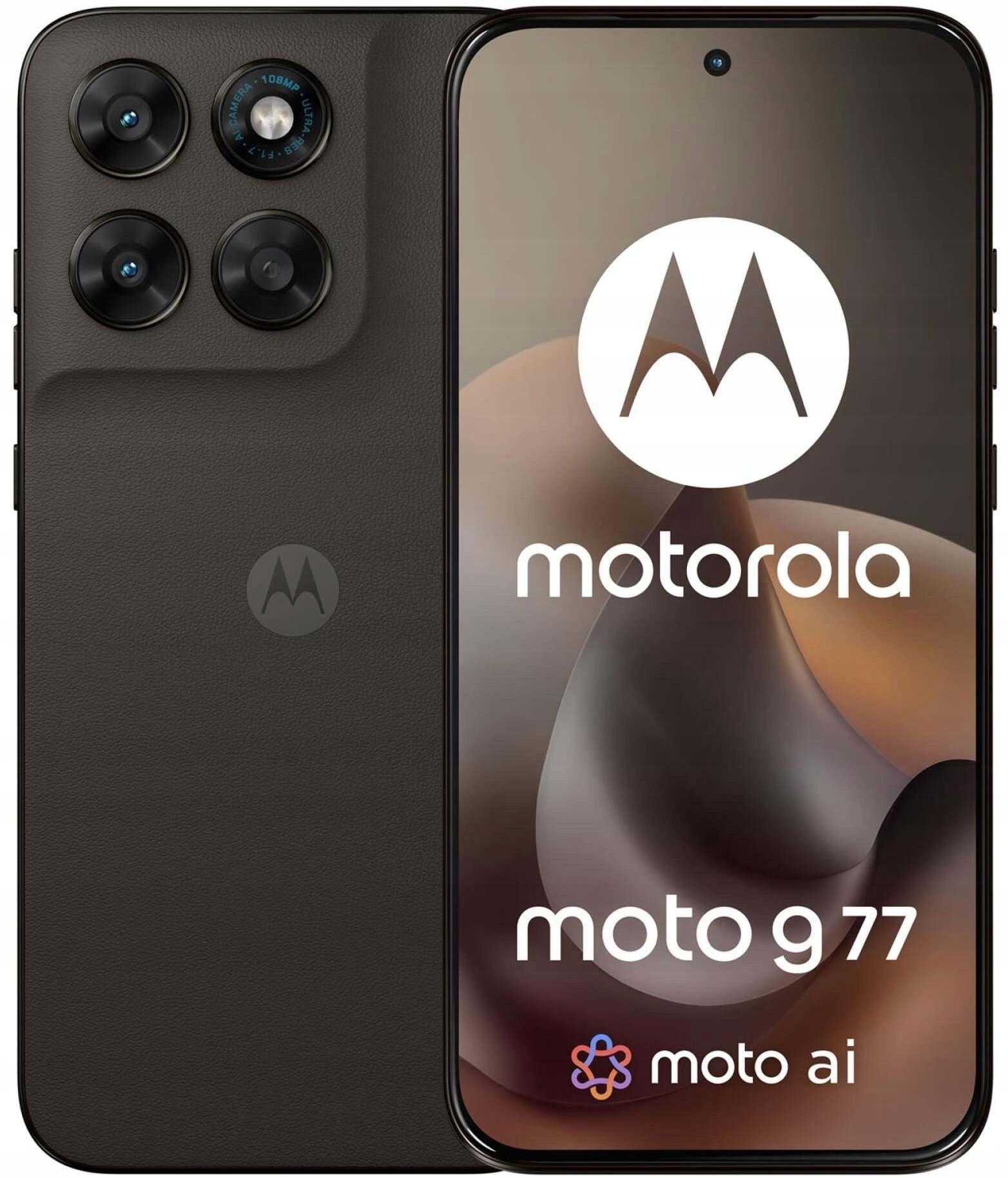 Smartphone Motorola Moto G77 5G 8/256GB Black (PBAW0036ES)