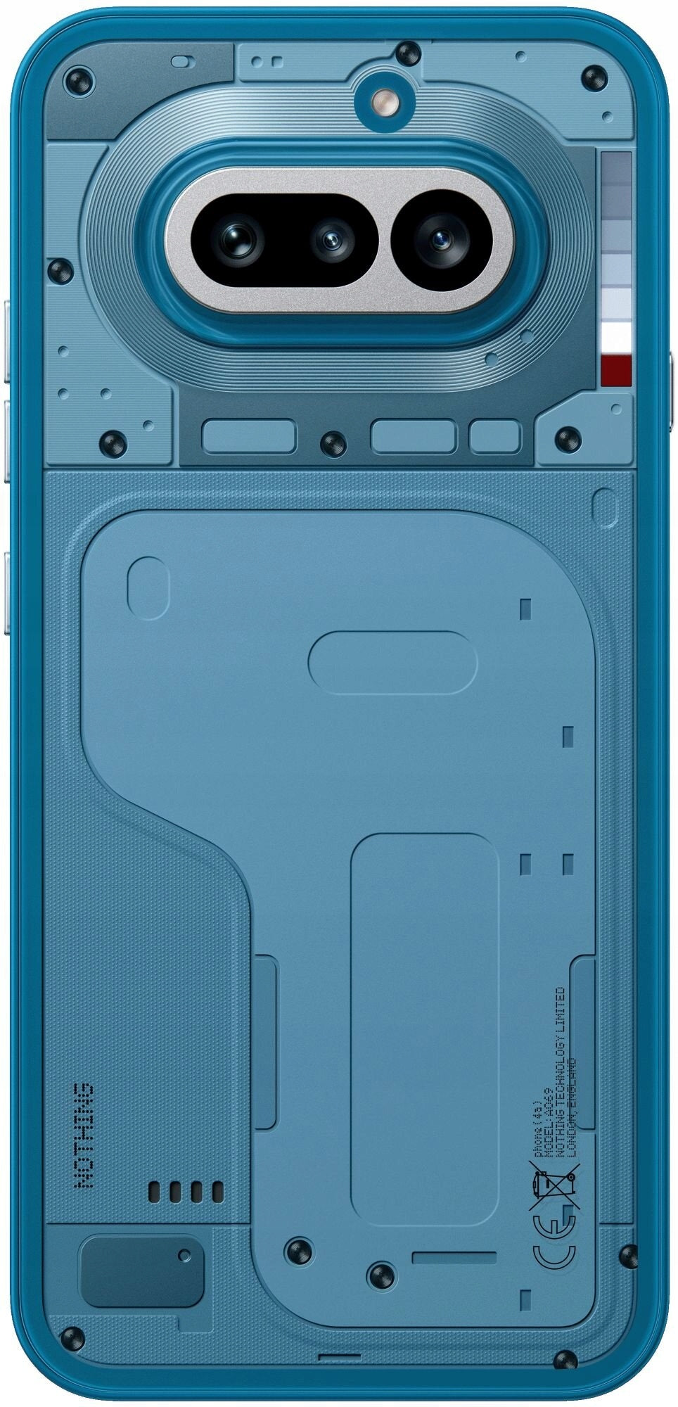 Smartphone NOTHING Phone 4a 5G 12/256GB 6.78" 120Hz Blue Built-in memory 256 GB