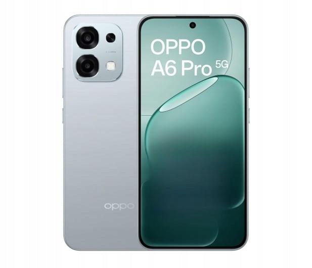 Smartphone OPPO A6 Pro 5G 8/256GB Lunar Titanium Charger included no