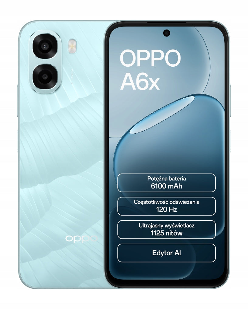 Smartphone OPPO A6x 4/128GB 6,75" 120Hz 13Mpix 6100mAh - Blue