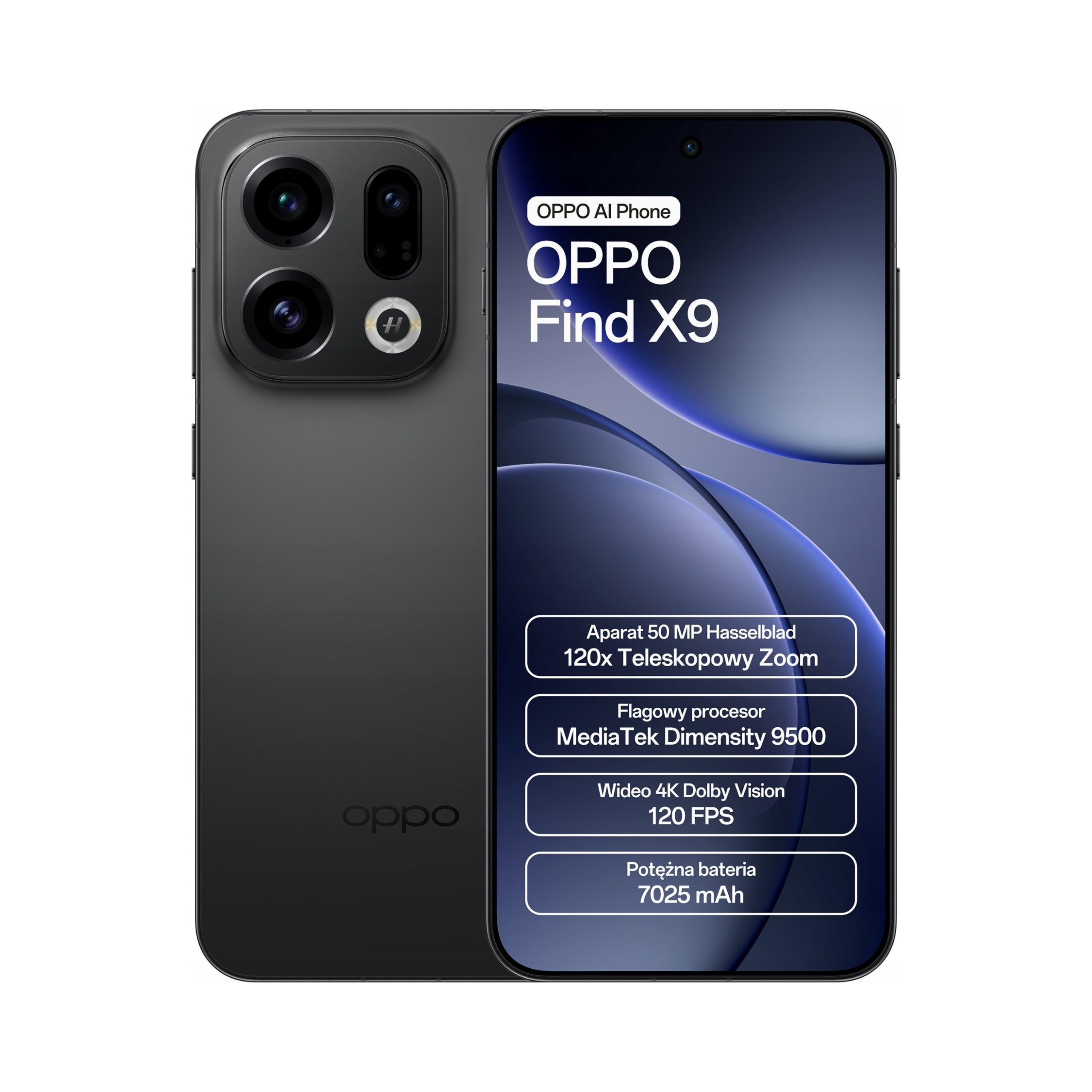 Smartphone OPPO Find X9 12/512GB AI 6,59" 120Hz 50Mpix Black