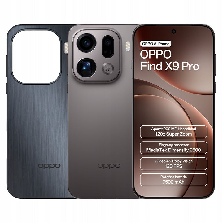 Smartphone OPPO Find X9 Pro 16/512 GB Brown + Magnetic Case Light Luxury