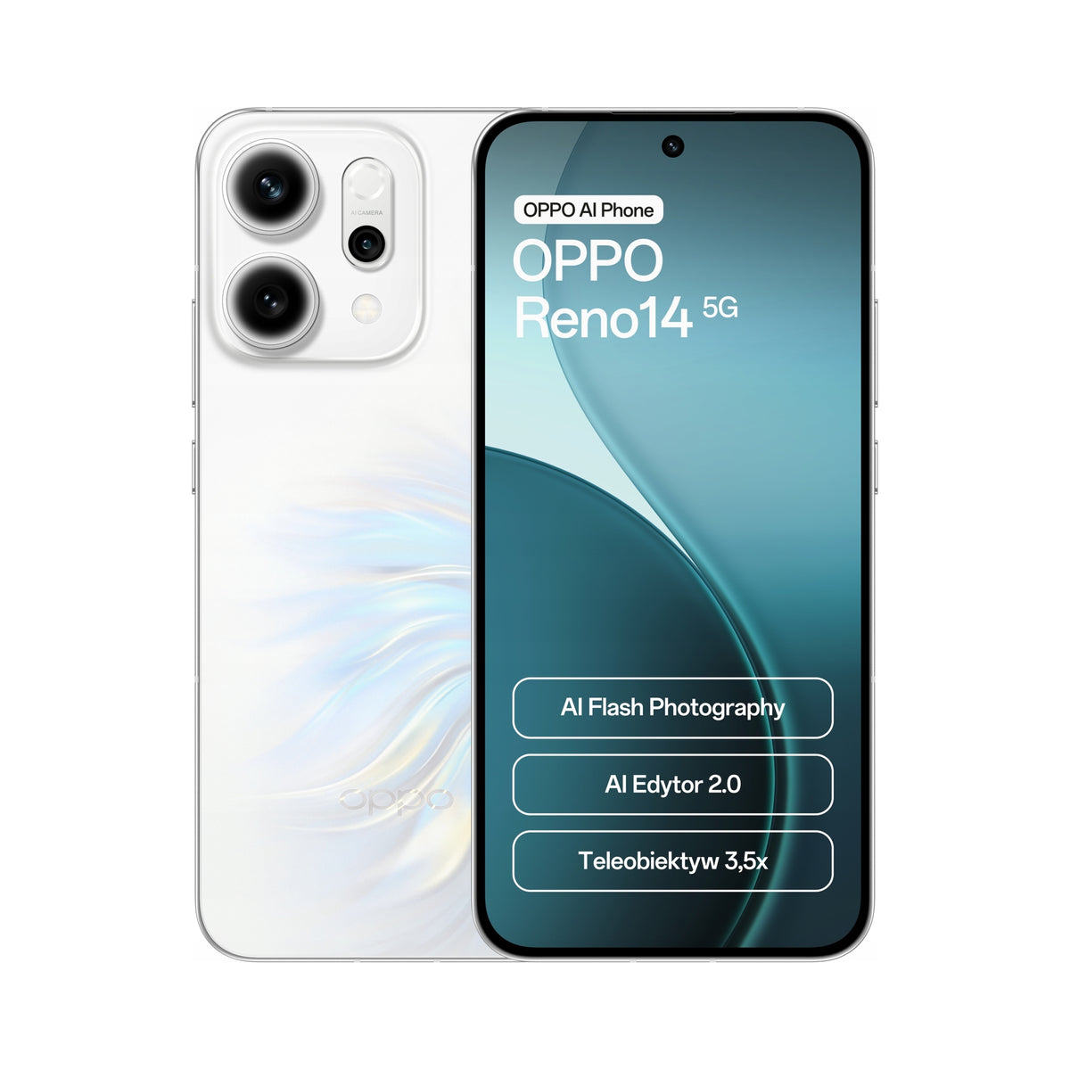 Smartphone OPPO Reno14 5G 12 GB / 256 GB White