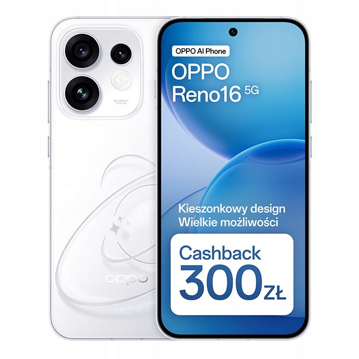 Smartphone OPPO Reno16 5G 8/256 GB white