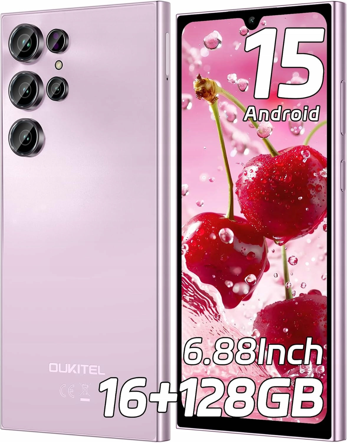Smartphone OUKITEL C61 LTE 16 GB / 128 GB 5150 mAh 6,8' Purple Lock