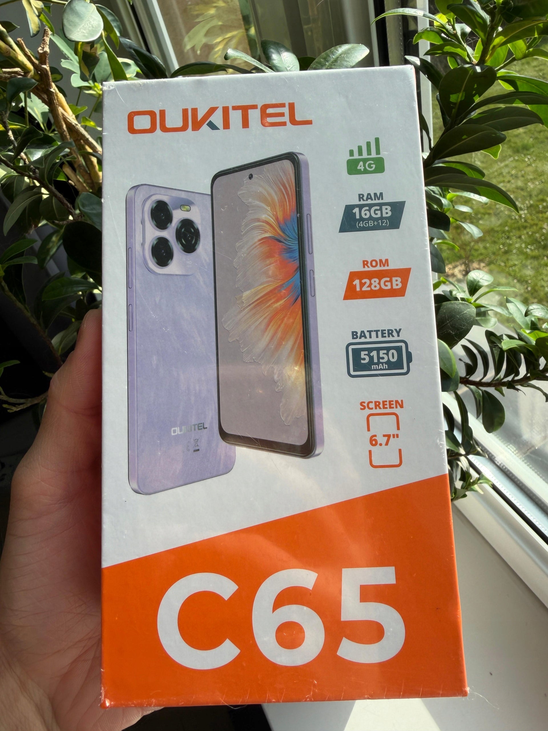 Smartphone OUKITEL C65 with Android 15, HD+ 6,7 inch display Manufacturer code OUKITEL