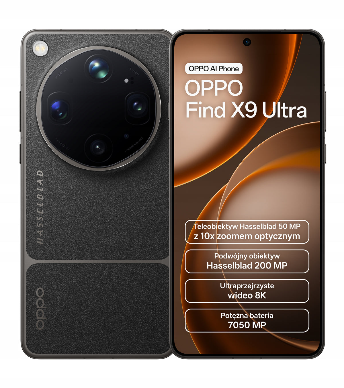 Smartphone Oppo Find X9 Ultra 16 GB / 1 TB 5G black