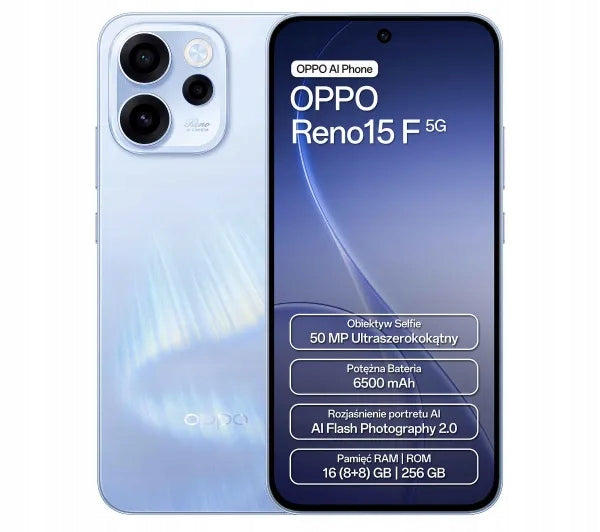 Smartphone Oppo Reno15 F 8 GB / 256 GB 5G blue