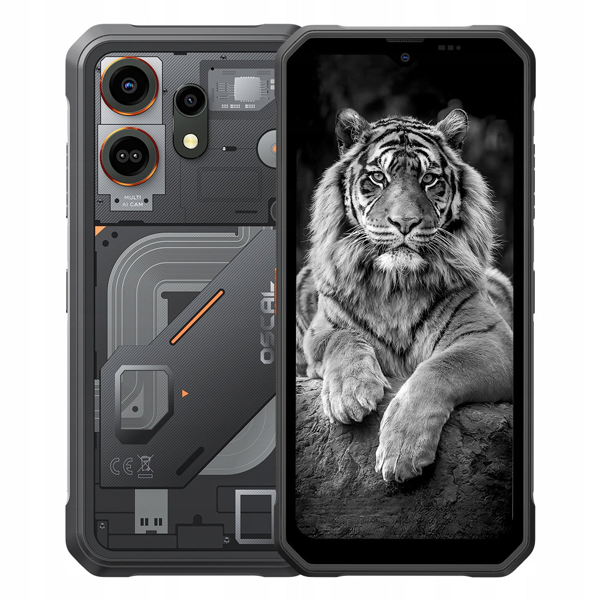 Smartphone Oscal Marine 3 8 GB / 128 GB 4G (LTE) black
