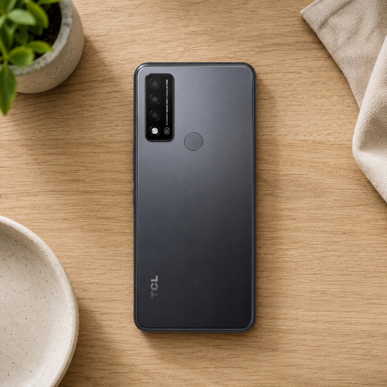 Smartphone Phone TCL 20 R 5G 4 GB / 128 GB 5G Grey Granite Grey 6.47" Cali Built-in memory 128 GB