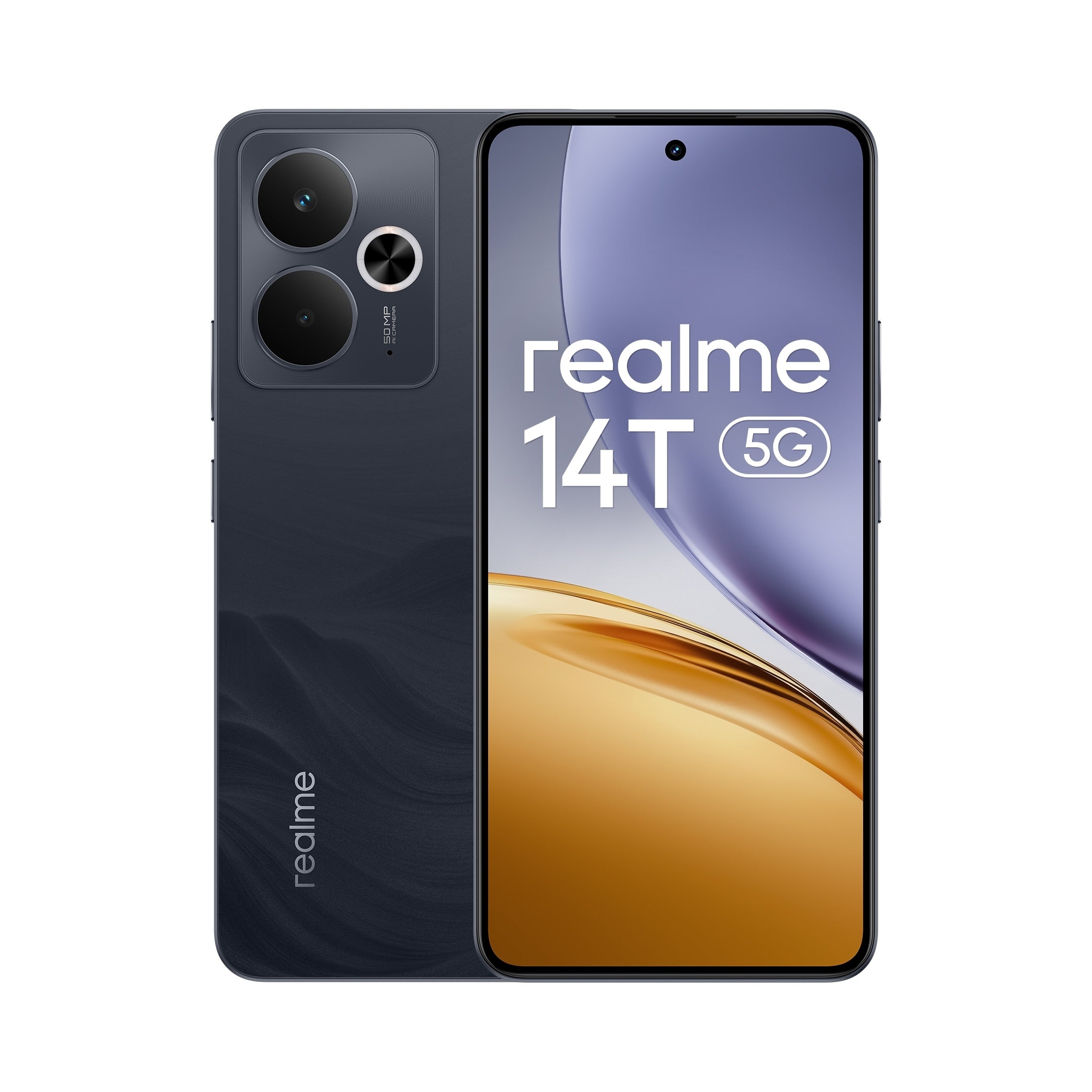 Smartphone Realme 14T 8 GB 256 GB 5G Black Dual SIM AMOLED NFC