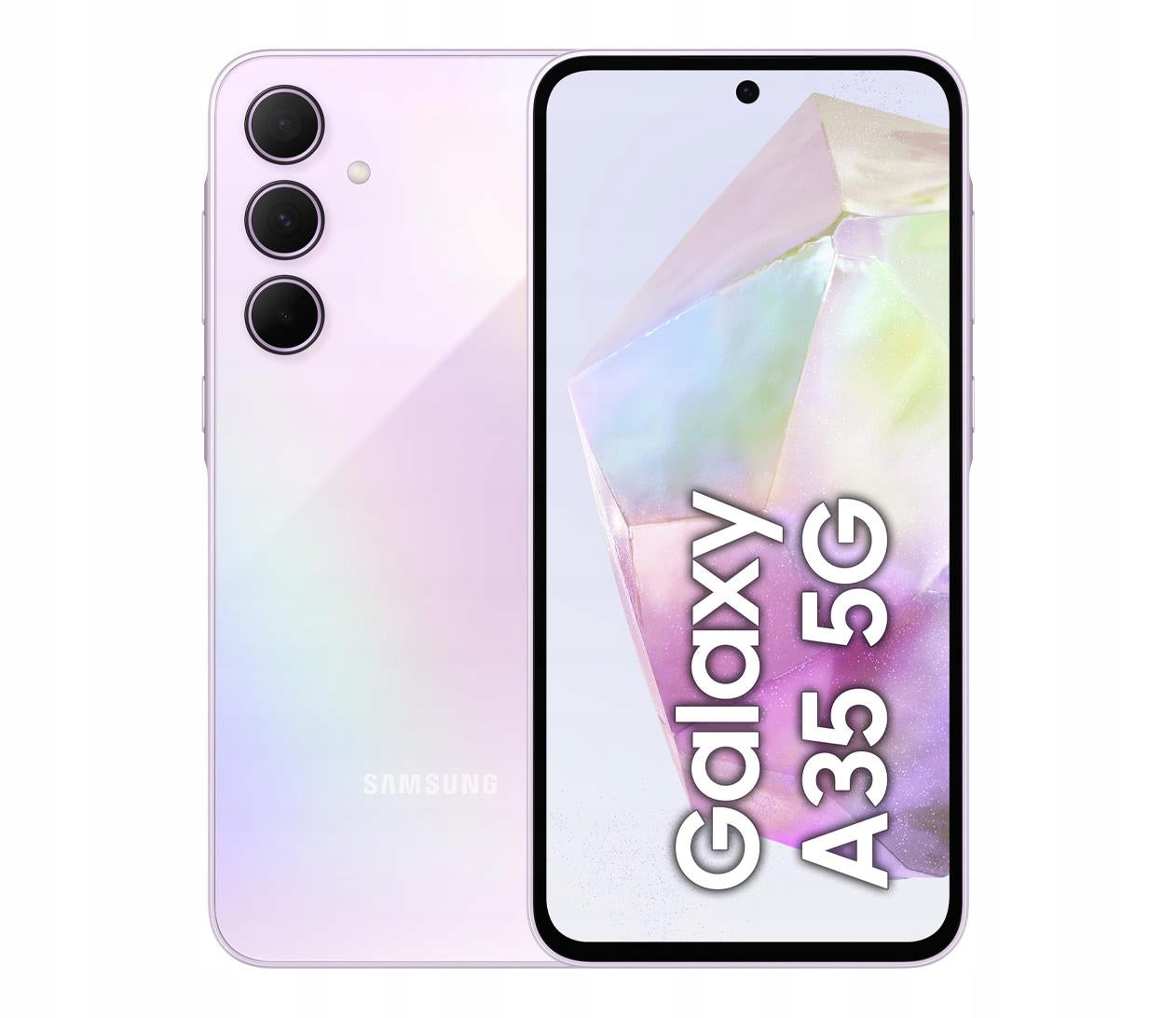 Smartphone Samsung Galaxy A35 8/256 GB Capacity 5G LTE Awesome Lilac Violet Brand Samsung