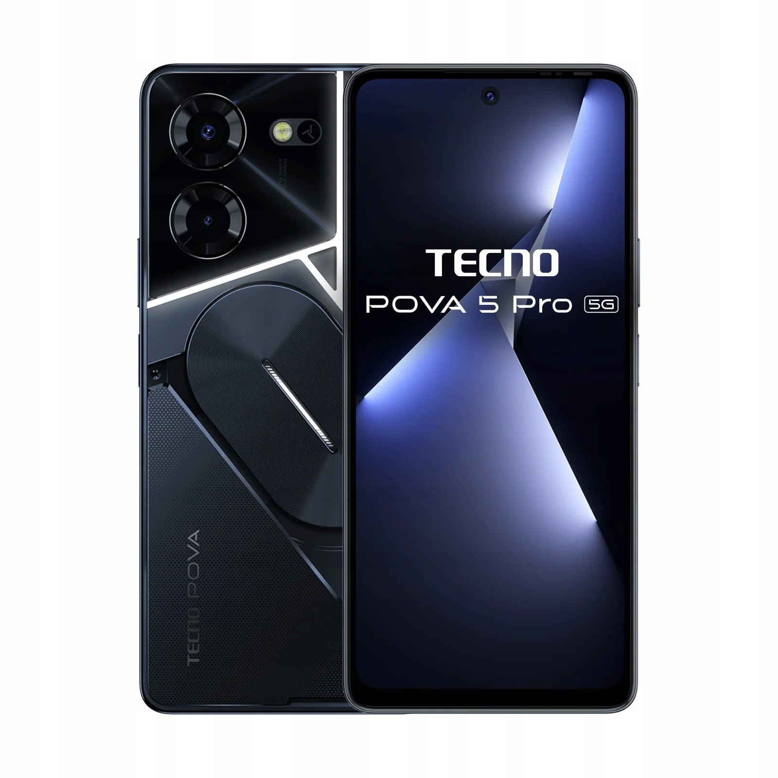 Smartphone Tecno POVA 5 Pro 5G 8 GB / 256 GB 4G (LTE) blue Manufacturer code Pova 5 Pro 5G 8/256GB Dark Illusion 120Hz