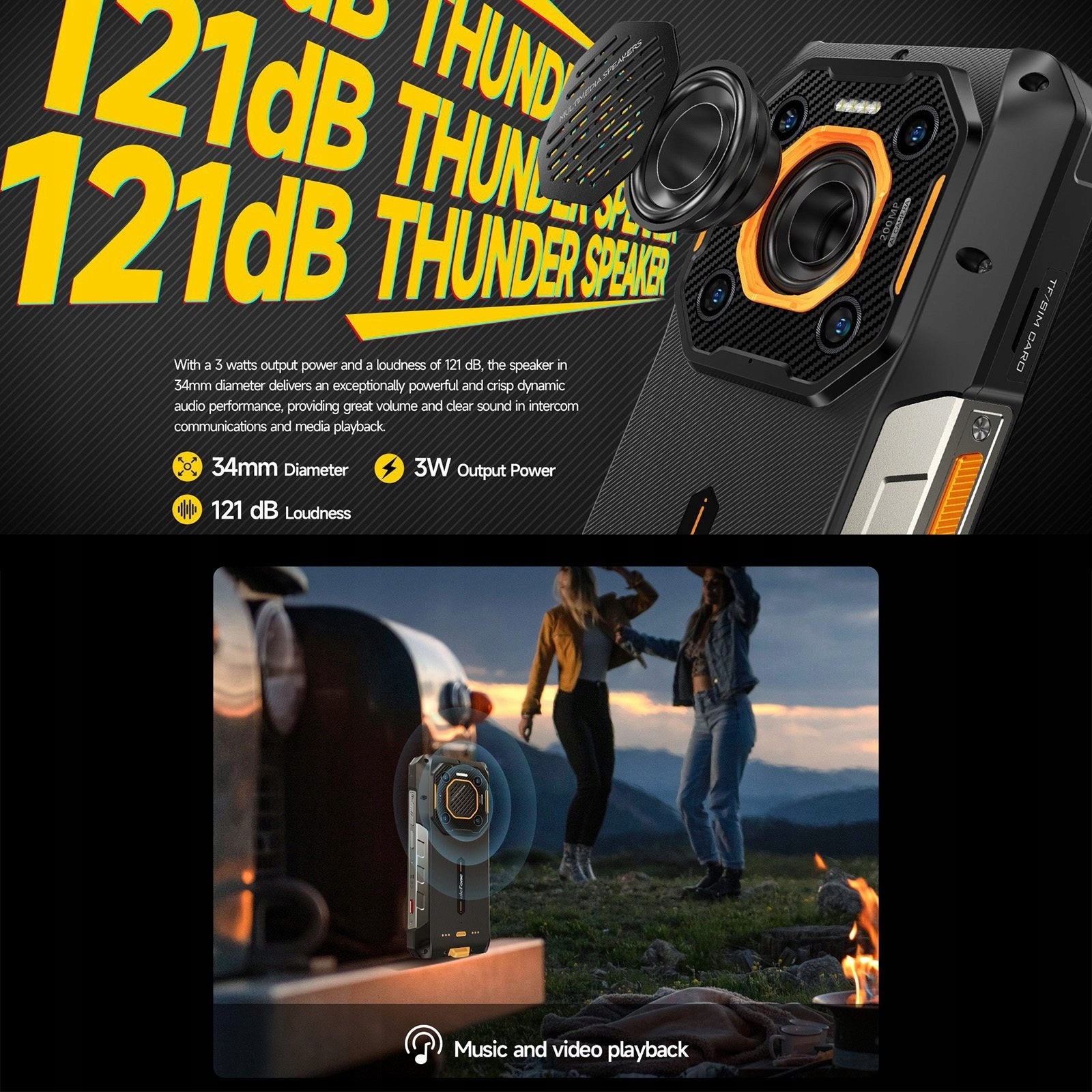 Smartphone Ulefone Armor 26 Ultra 12 GB / 256 GB 4G (LTE) black Built-in memory 256 GB
