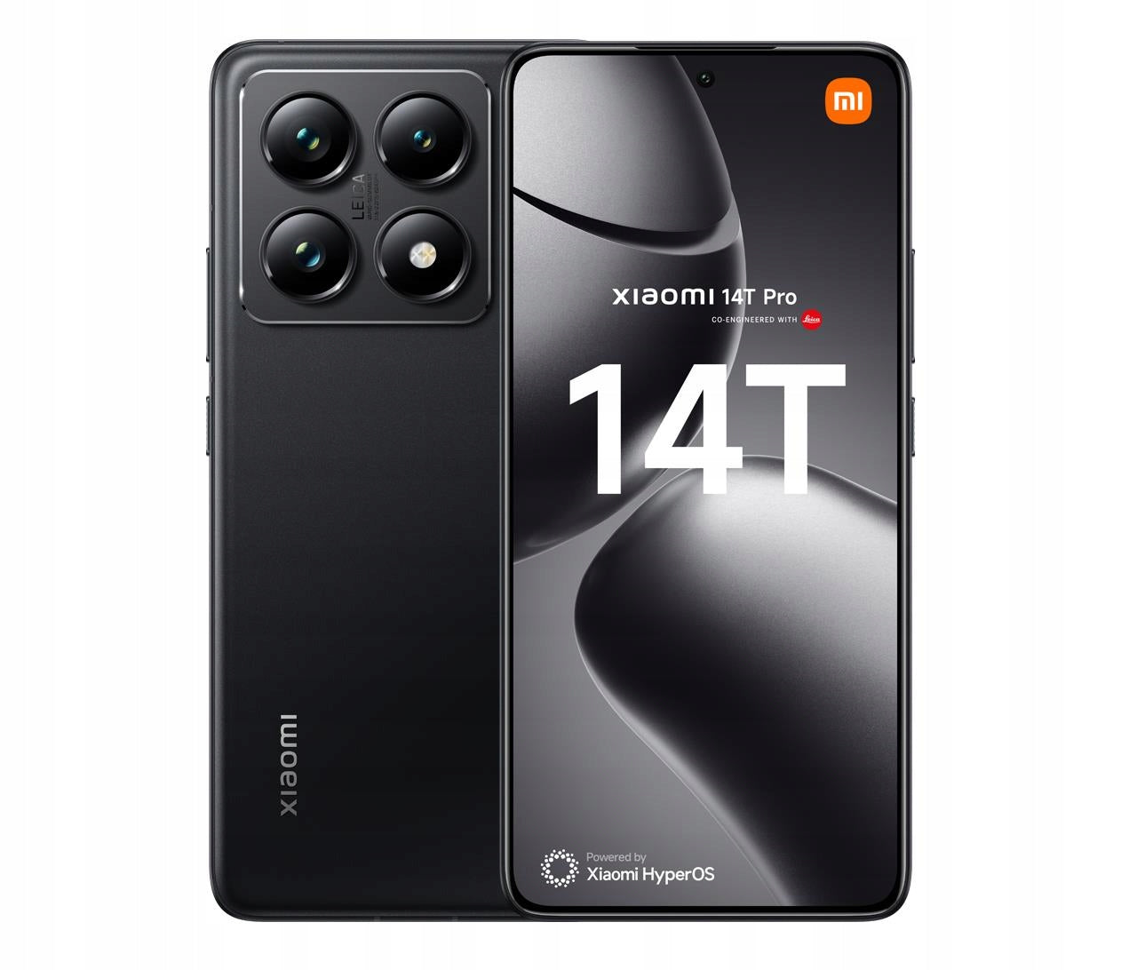 Smartphone Xiaomi 14T Pro 12 GB / 512 GB 5G Black Titan Black Headphones included no
