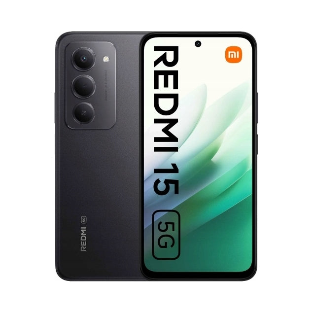 Smartphone Xiaomi Redmi 15 5G 4/128GB black 6.9" 144Hz DualSIM
