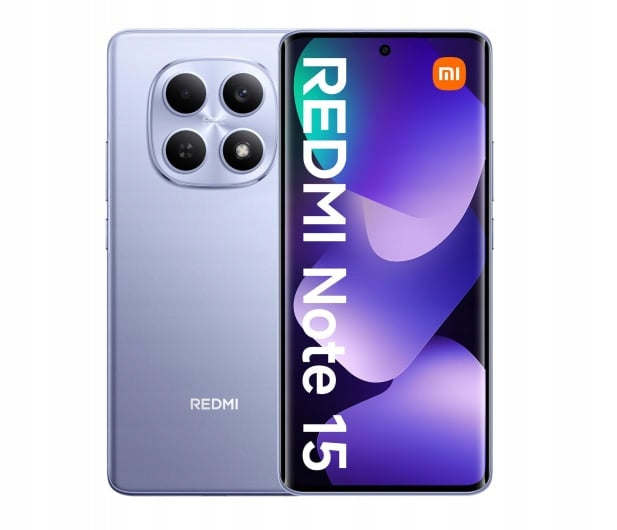 Smartphone Xiaomi Redmi Note 15 8/256GB Purple Charger included no