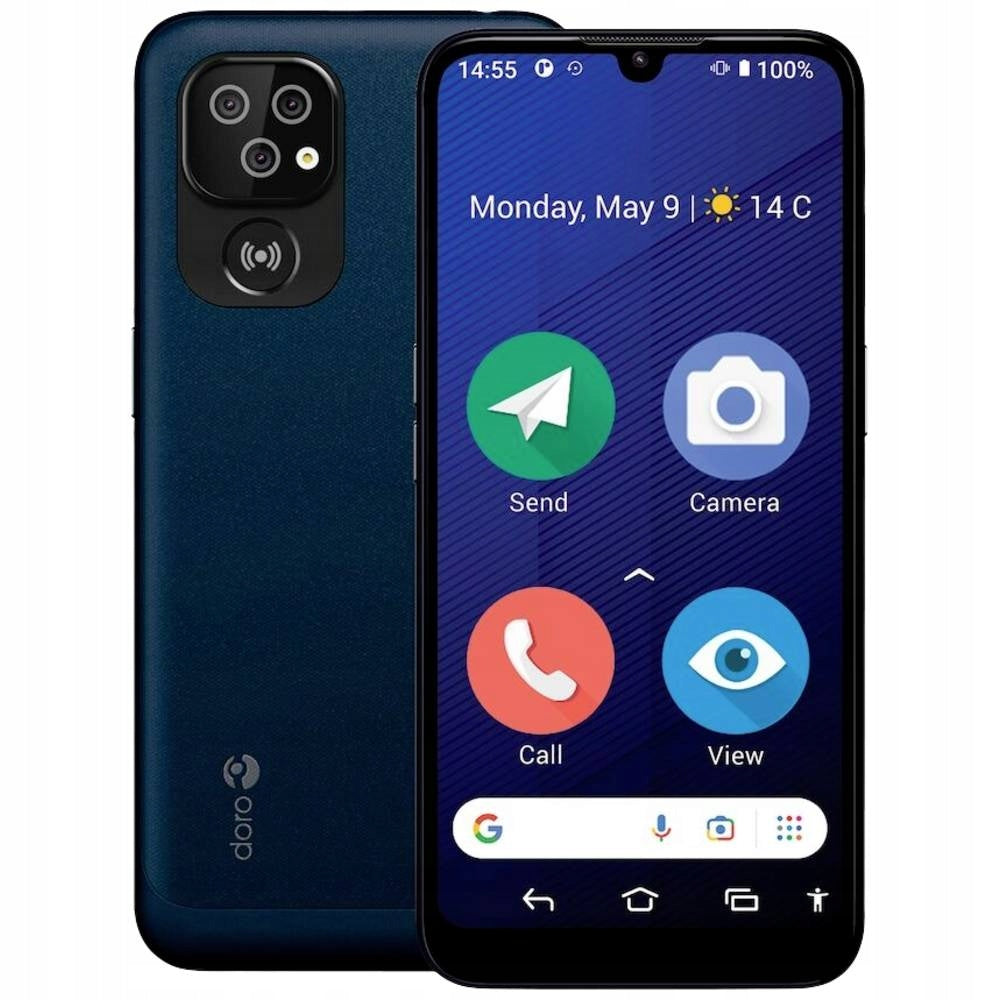 Smartphone for seniors Dual-SIM doro 8200, 4/64 GB, 6.1 inch, 16 MPx 2 MPx