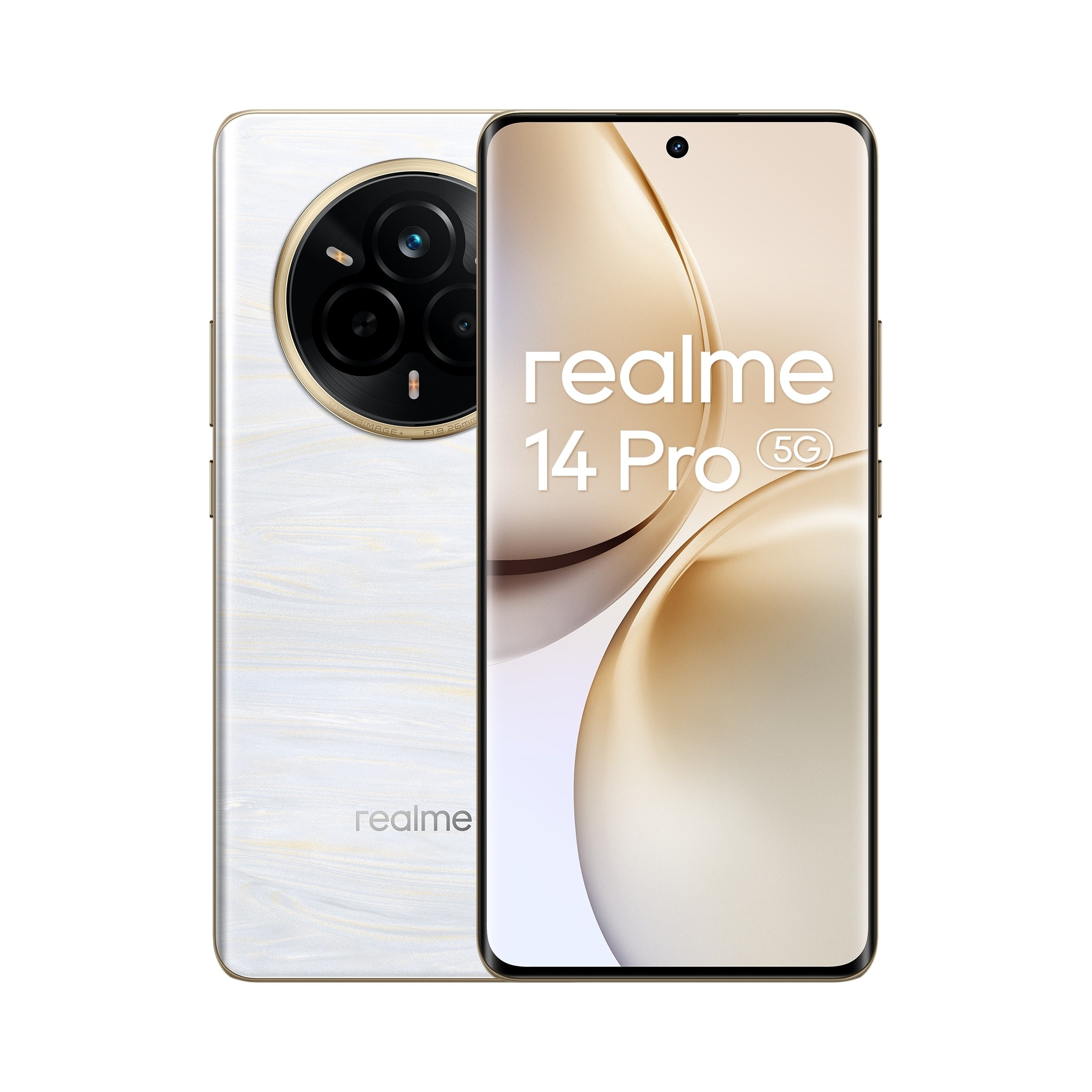Smartphone realme 14 Pro 5G 12/512GB Dual SIM NFC OLED white pearl