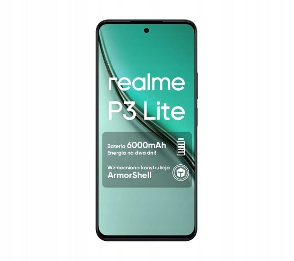 Smartphone realme P3 Lite 8/256GB 6,67'' 120Hz 50Mpix Green Packaging status original