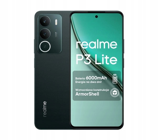 Smartphone realme P3 Lite 8/256GB 6,67'' 120Hz 50Mpix Green