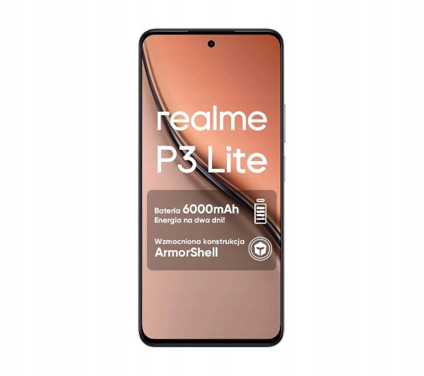 Smartphone realme P3 Lite 8/256GB 6,67" 120Hz 50Mpix White Operating system version Android 15