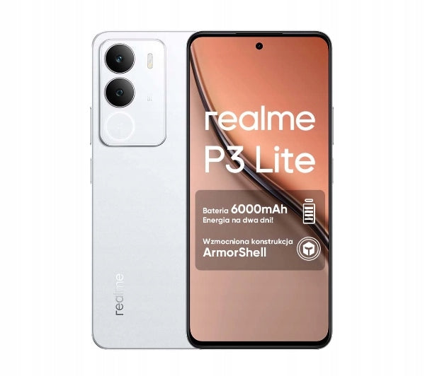 Smartphone realme P3 Lite 8/256GB 6,67" 120Hz 50Mpix White
