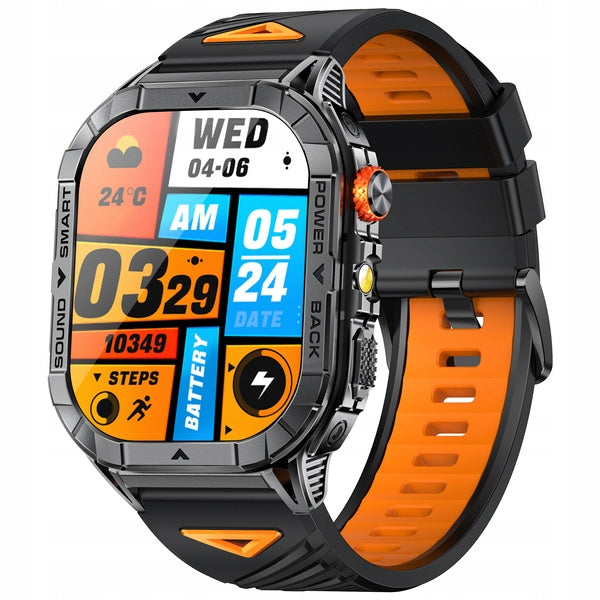 Smartwach Men's Off-Road Watch IP68 AMOLED GlacierX Racer Black EAN (GTIN) 5907339232018