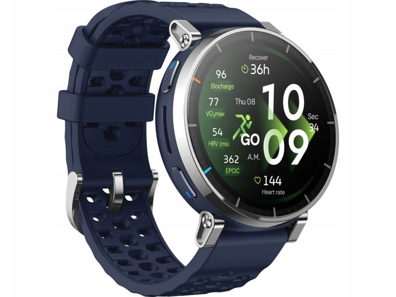 Smartwatch AMAZFIT Active 3 Premium NFC Blue Sensors accelerometer pedometer heart rate monitor temperature sensor geometric sensor gyroscope
