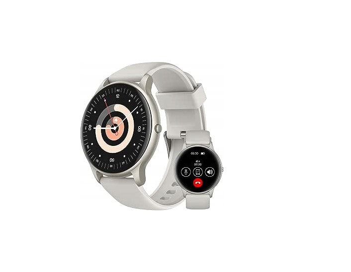 Smartwatch Agptek SR2 beige-gray women's smartwatch with heart rate monitor