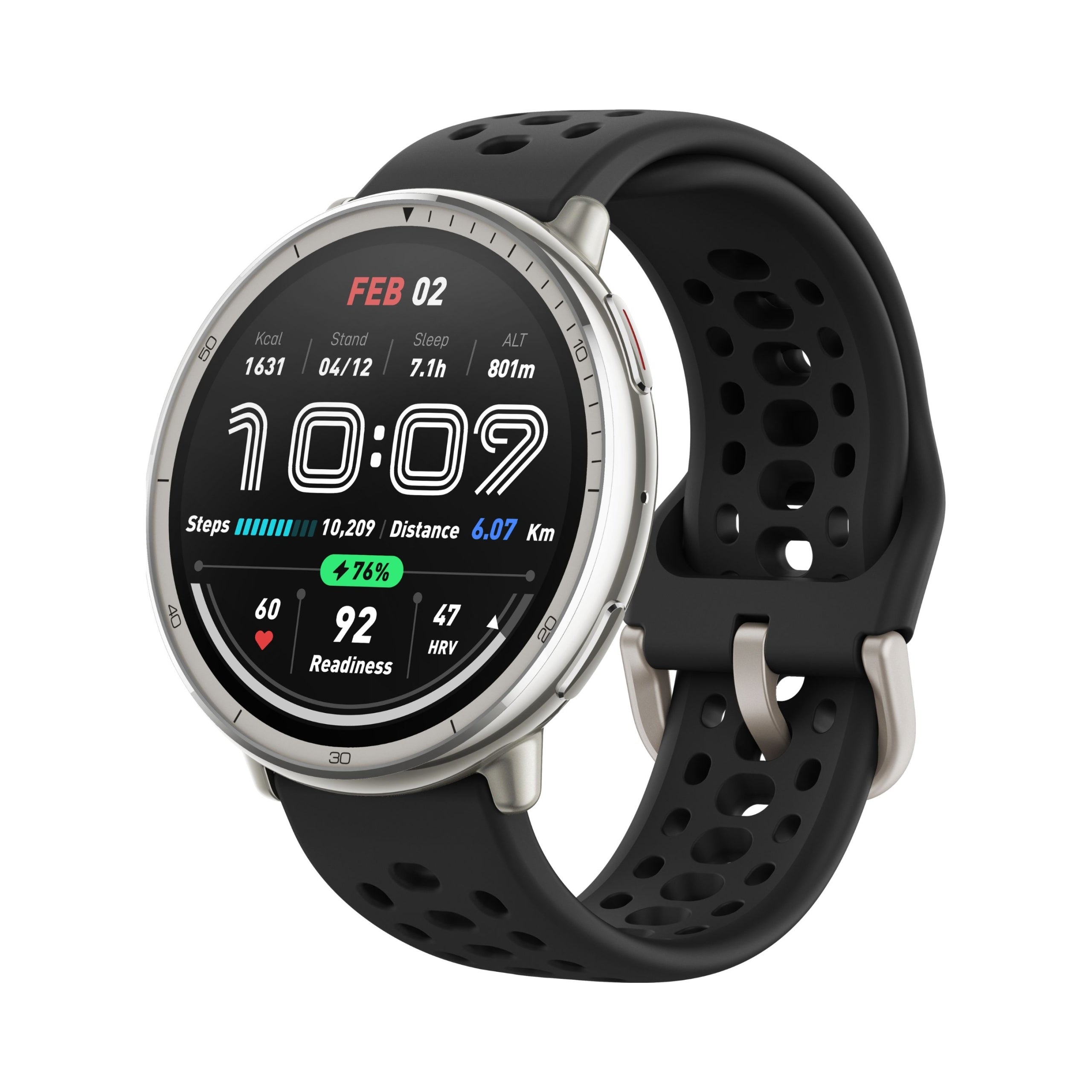 Smartwatch Amazfit Active 2 GPS 1,32" AMOLED 5 ATM black