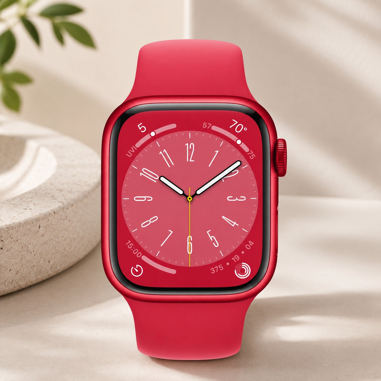 Smartwatch Apple Watch Series 8 GPS + Cellular 41mm Red RED Sim 4G Strap material other