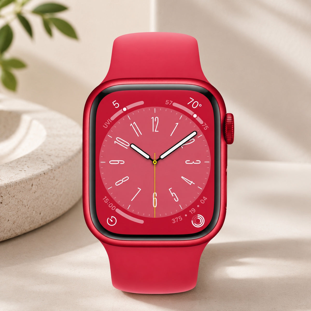Smartwatch Apple Watch Series 8 GPS + Cellular 41mm Red RED Sim 4G Strap material other