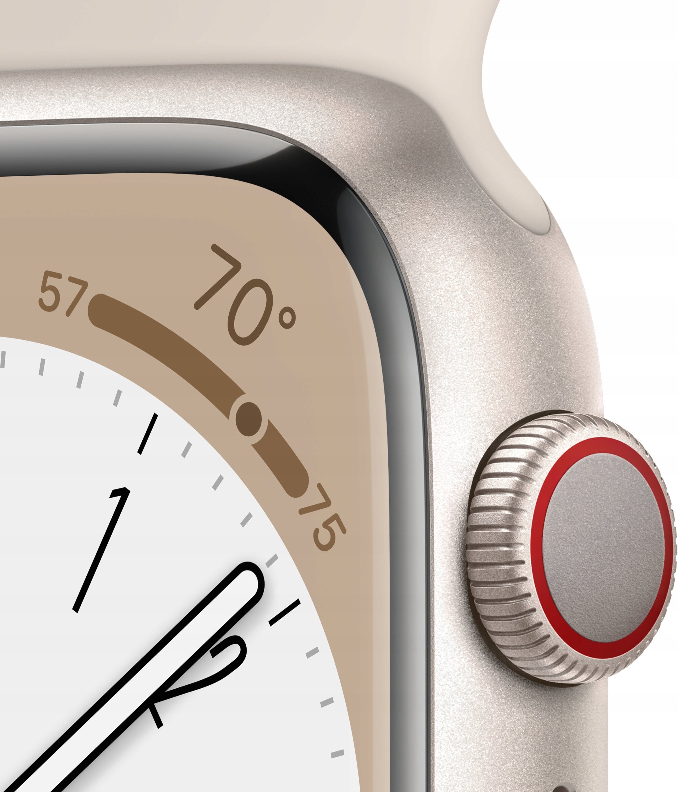 Smartwatch Apple Watch series 8 GPS + Cellular 41 mm beige New Seal Manufacturer code MNHY3CS/A