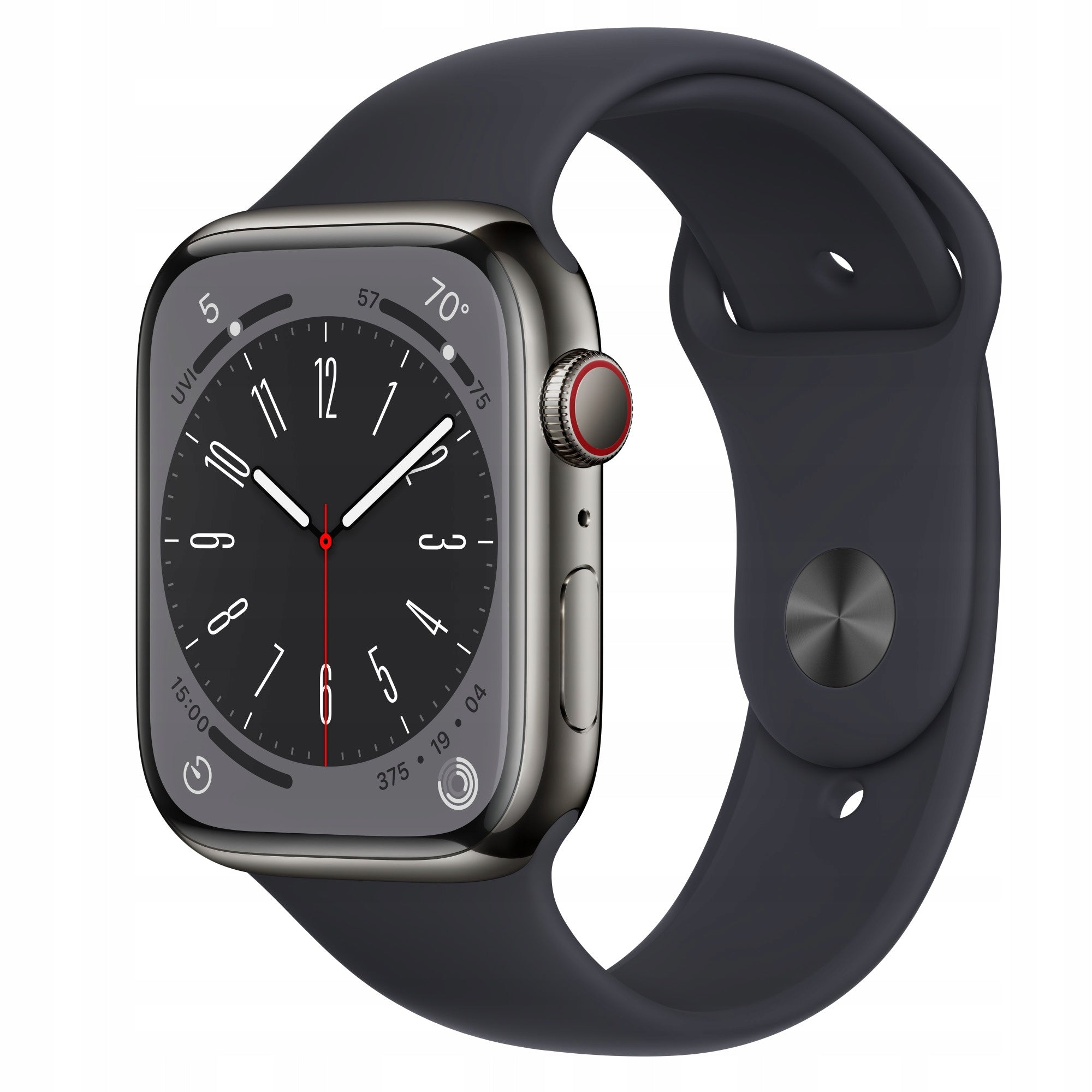 Smartwatch Apple Watch series 8 GPS + Cellular 45mm black New seal