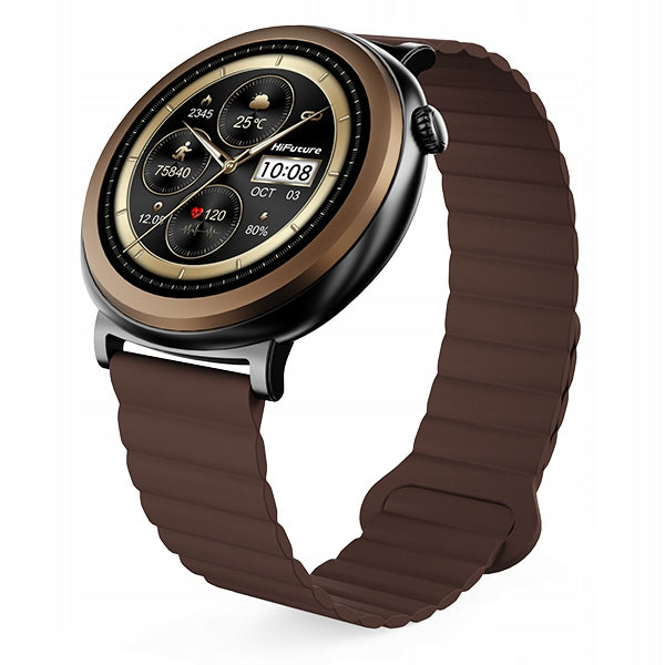 Smartwatch Aurora brown touch Bluetooth pedometer HiFuture Brand HiFuture