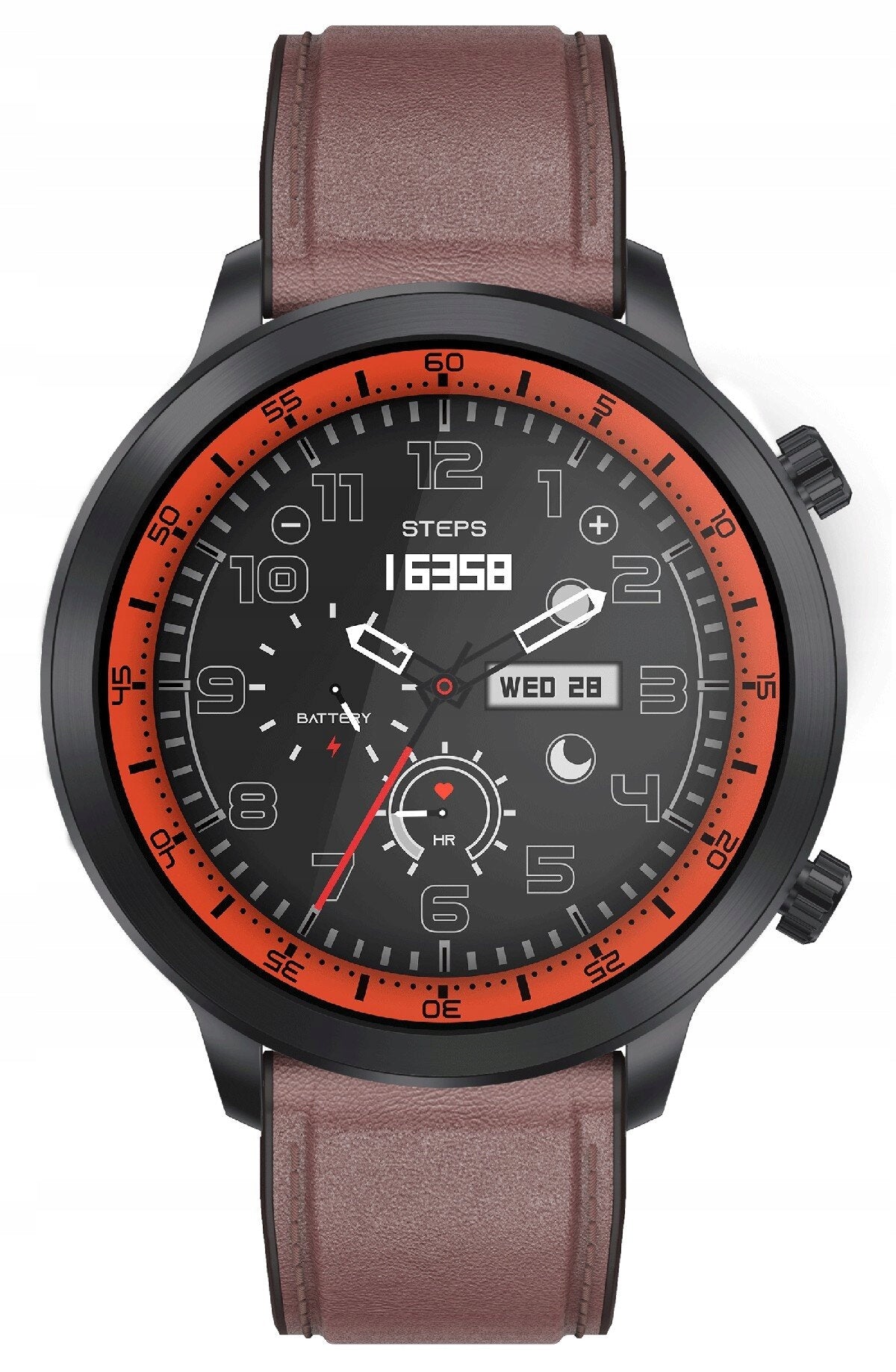 Smartwatch BEMI Zeno AI Black Case shape round