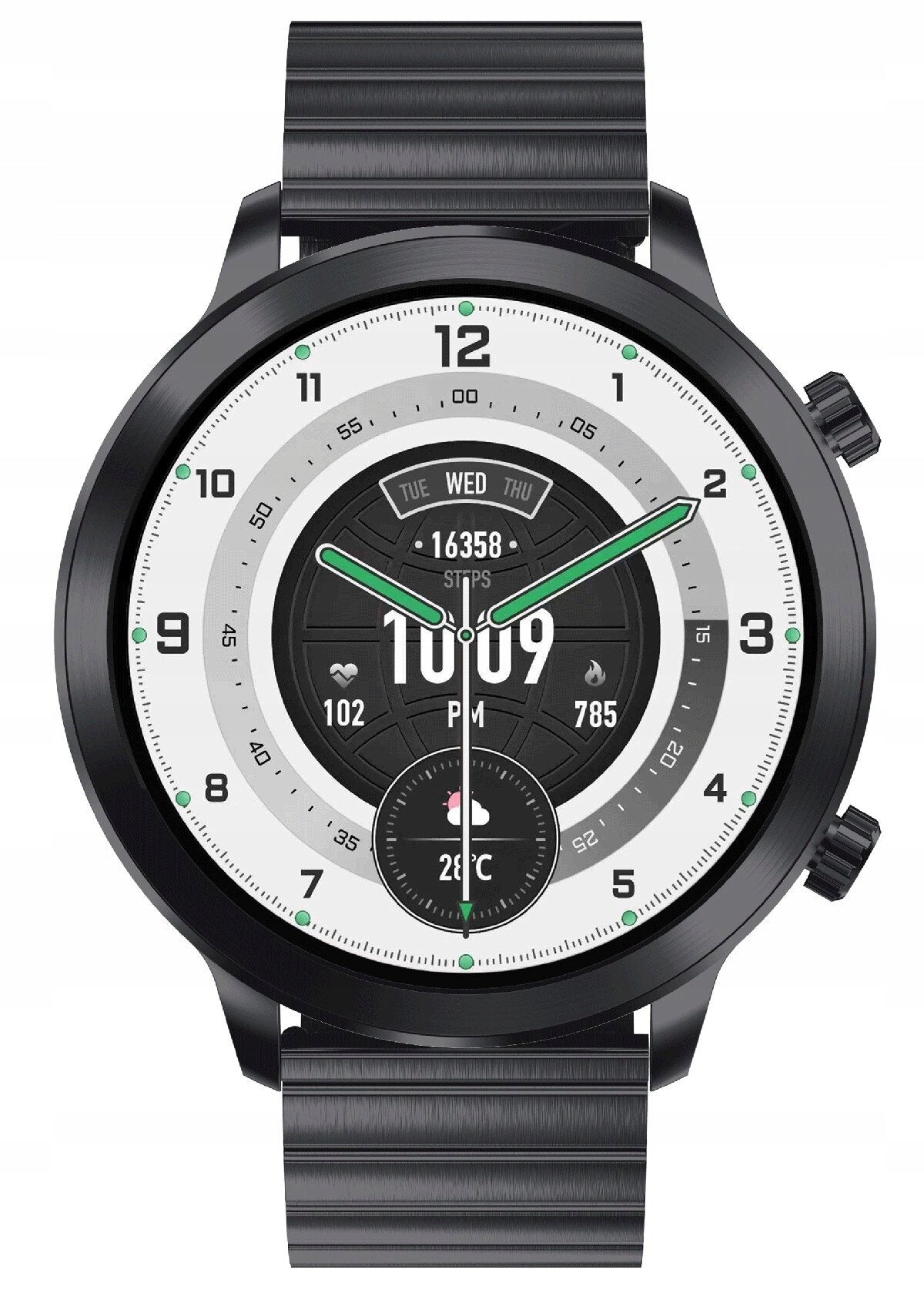 Smartwatch BEMI Zeno AI Black Strap material steel