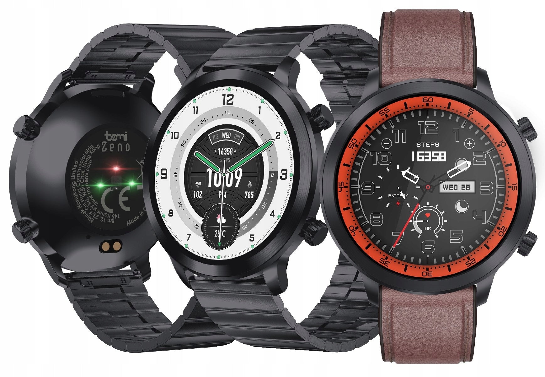Smartwatch BEMI Zeno AI Black