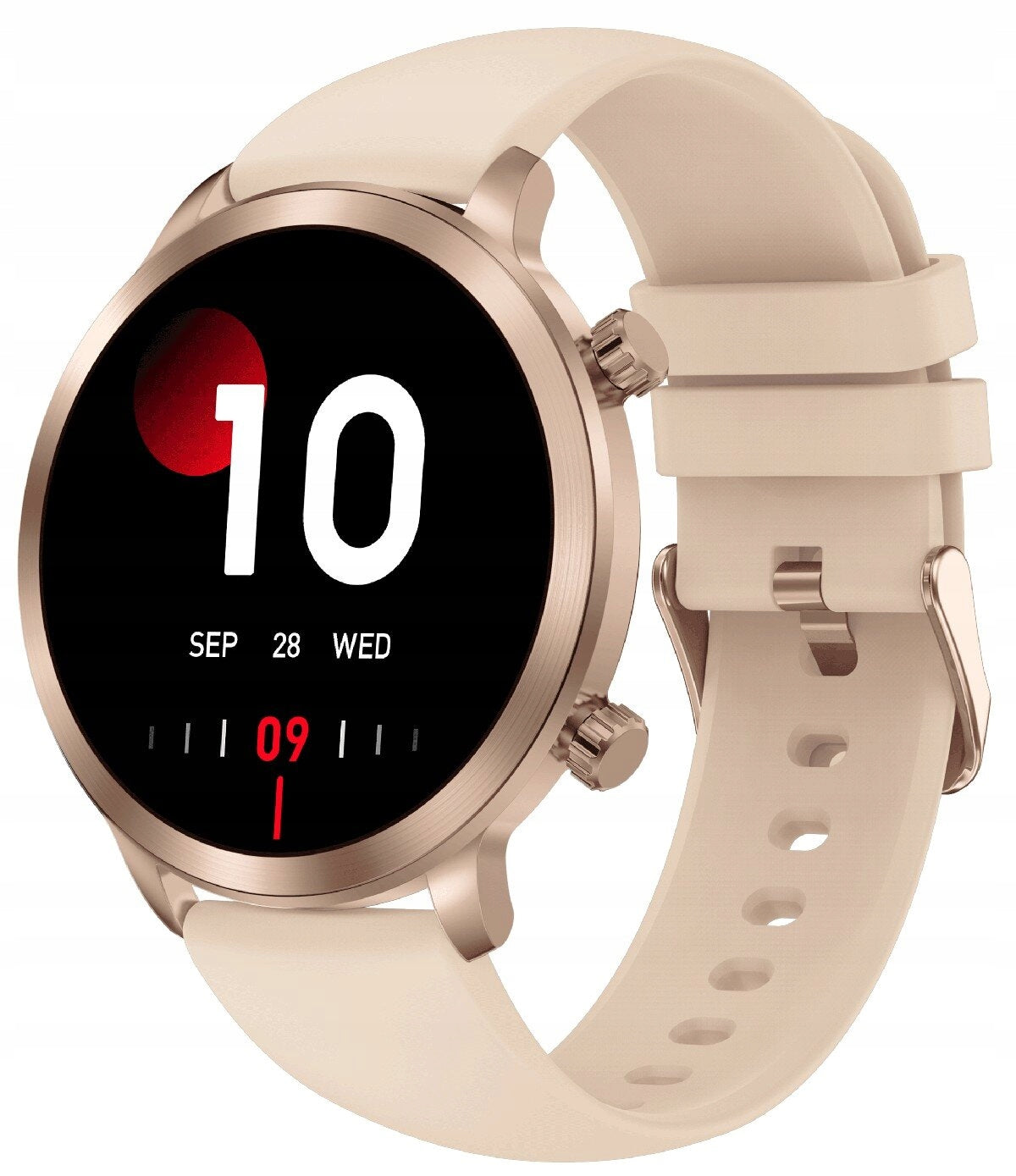 Smartwatch BEMI Zeno AI Gold Strap material rubber
