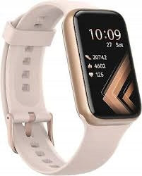 Smartwatch BINGOFIT Spoprt Healthy with pedometer gold beige