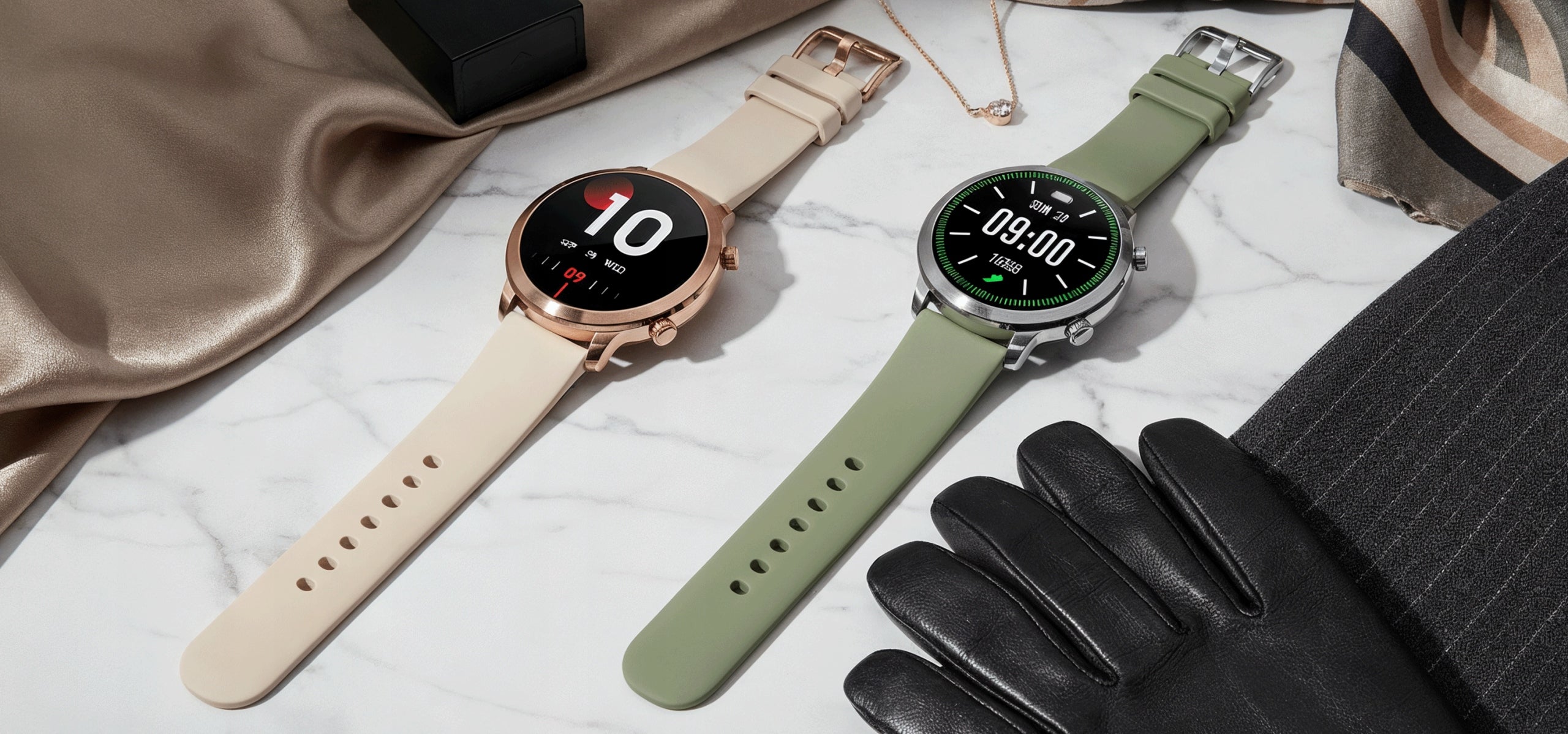 Smartwatch Bemi Zeno AI Chat DaGPT 1.43 Amoled Women's 2 Strips SpO2 Silver Brand Bemi
