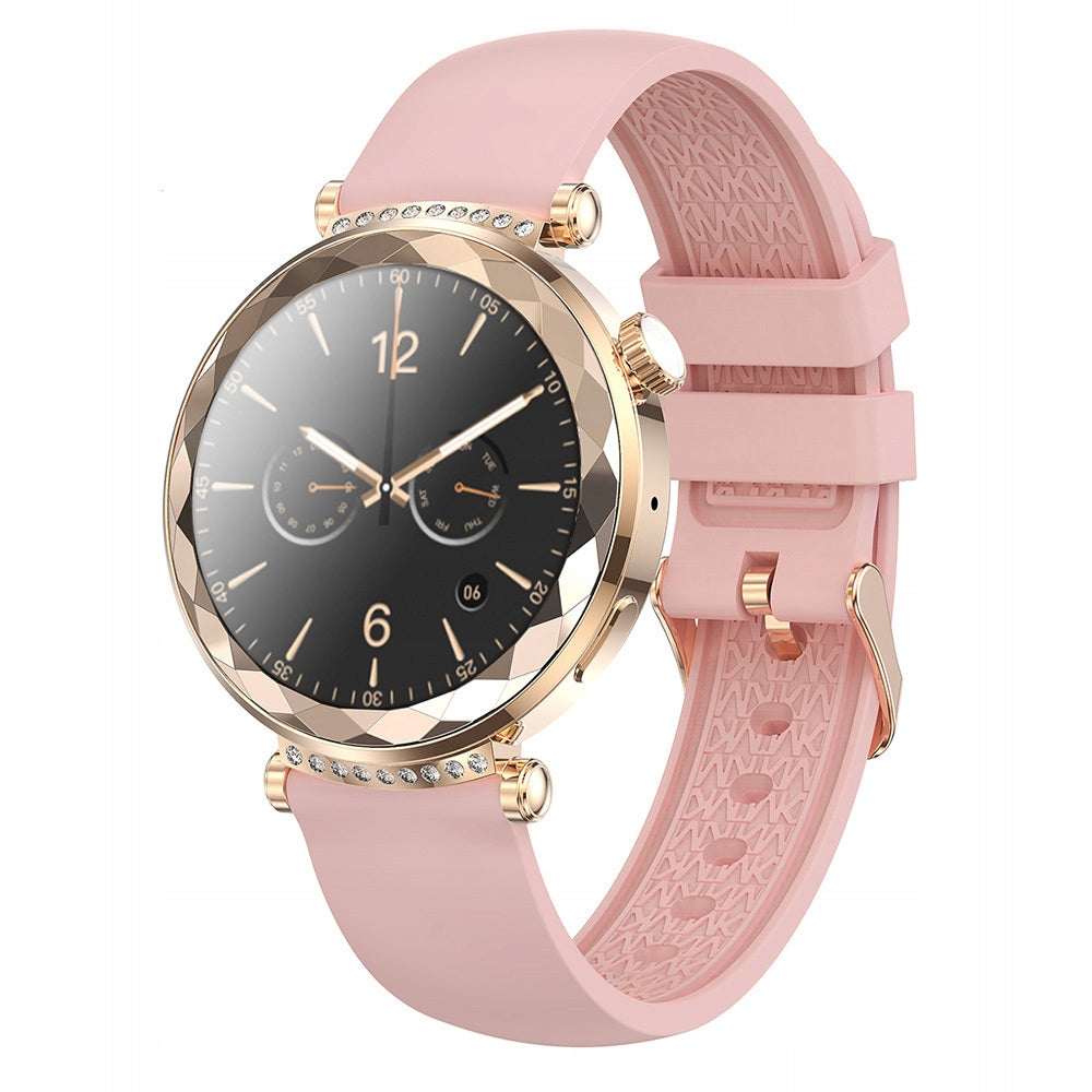 Smartwatch Blavec Liana W-19 Liana HD Amoled Voice Call gold 2 stripes Packaging status original