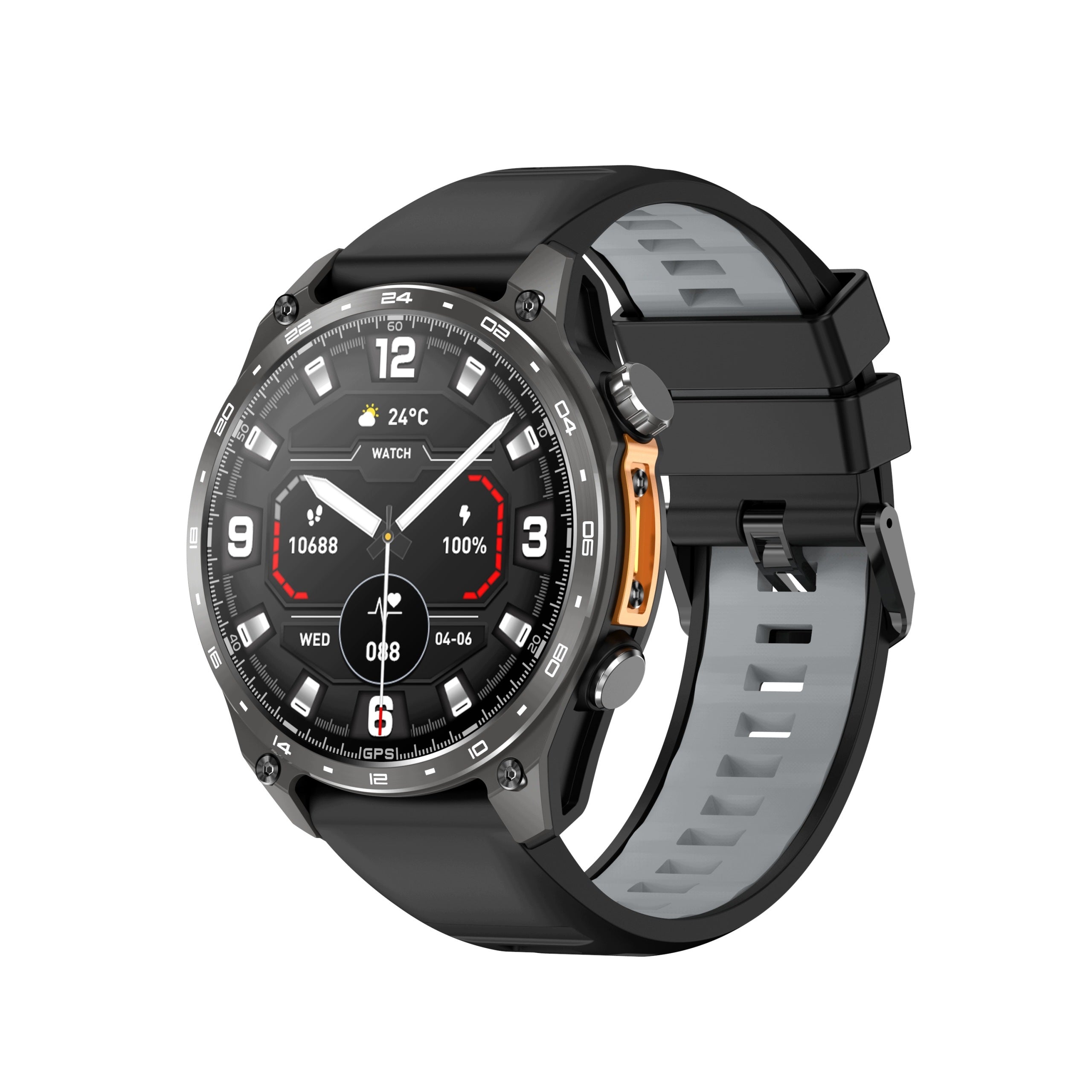 Smartwatch C32 | GPS | AMOLED | 3ATM | LED Flashlight | Navigation | Android iOS Packaging status original